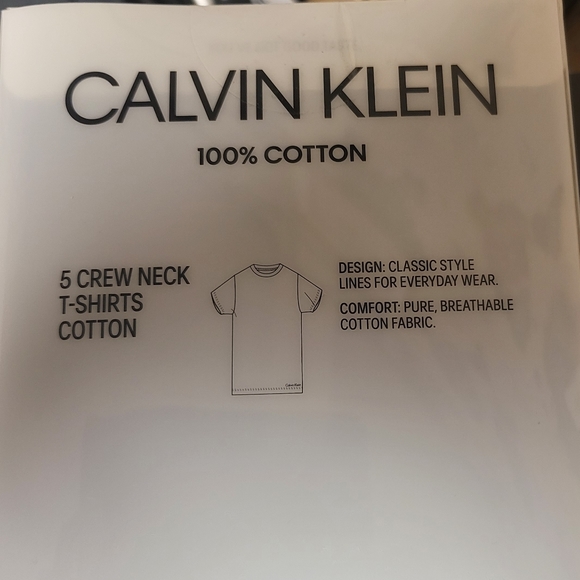 Cotton Classics 5-Pack Crewneck T-Shirt - Picture 3 of 4